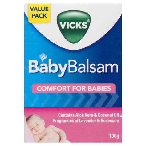 Buy Vicks Vaporub Baby Balsam 100g Online at Chemist Warehouse®