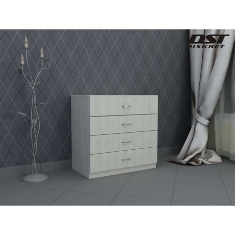 Скрин мебели Дискрет Komo 2, бял Крафт - eMAG.bg