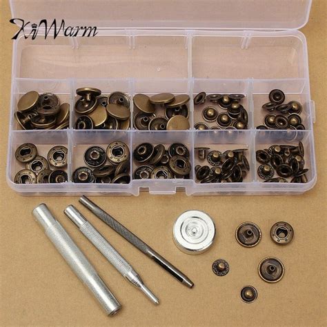 Kiwarm On Sale Sets Mm Antique Brass Snap Fasteners Popper Press