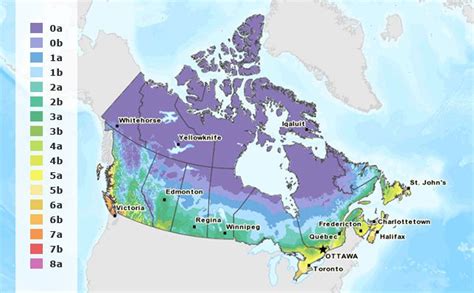 Canadian Plant Hardiness Map | Florissa | Flowers, Roses, Fruits and ...