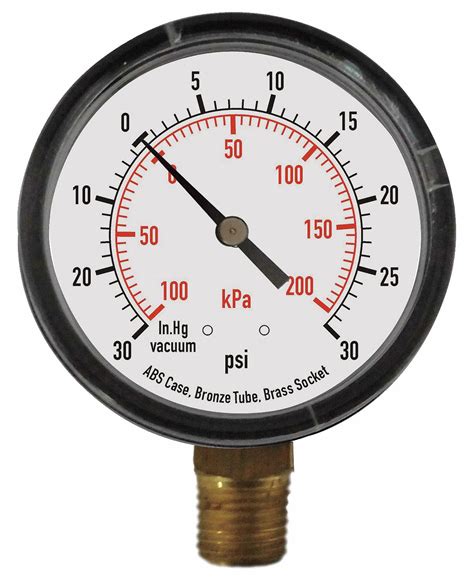 Grainger Approved Compound Gauge Kpa Vac To Kpa In Hg Vac