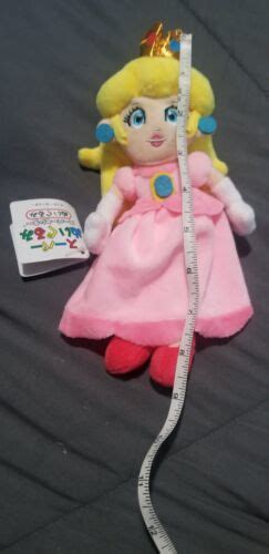 Super Mario Bros Princess Peach Plush Toy Stuffed Doll Soft 4620250044