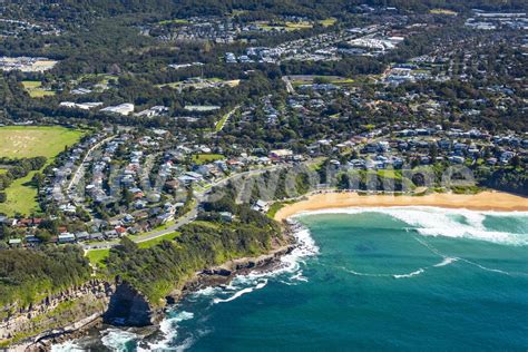 aerial photography warriewood beach airview