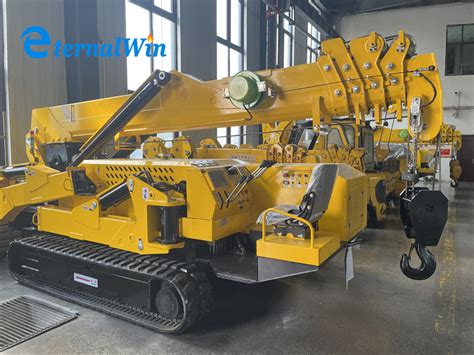 Kb Tons Hydraulic Mobile Crawler Spider Crane With Ce Certificate