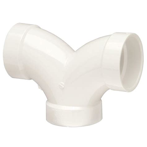 Nibco 2 In Pvc Dwv Double 90 Degree H X H X H Elbow C48372 The Home