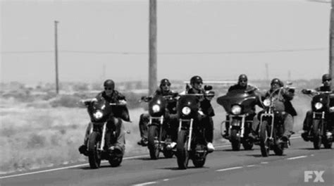 Motorcycle Gang Flipping Bird GIF | GIFDB.com