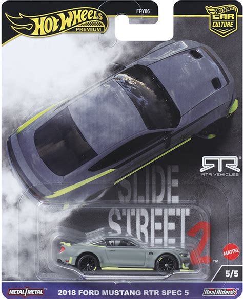 Hot Wheels Car Culture Slide Street Ford Mustang Rtr Spec