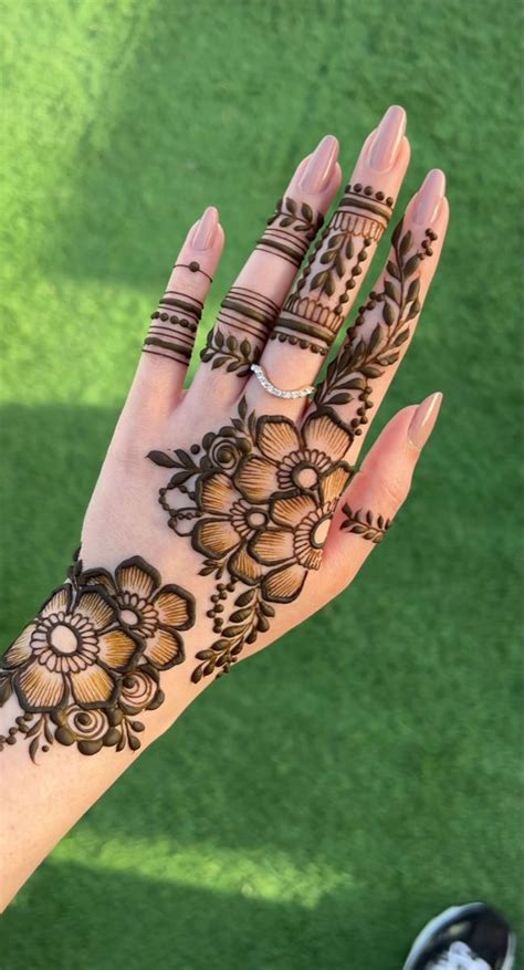 100 New Stylish Arabic Mehndi Designs For Back Hand Finetoshine