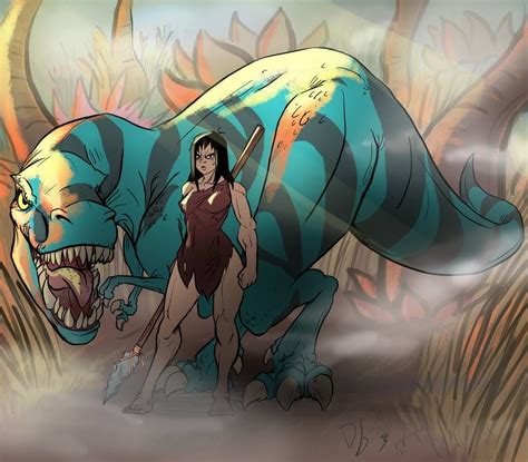 Primal Tribute Cavewoman And Bff By Bigdaddyez On Deviantart Cave