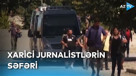 Bir qrup xarici jurnalistin İşğaldan azad olunan ərazilərə səfəri davam