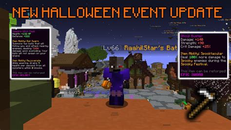 NEW Halloween Spooky Event Update Hypixel Skyblock YouTube