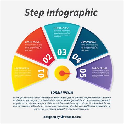 Download Vector Modern Infographic Template With Circular Design