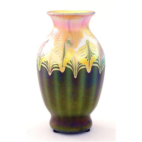 A Small Quezal Vase Collectors Weekly