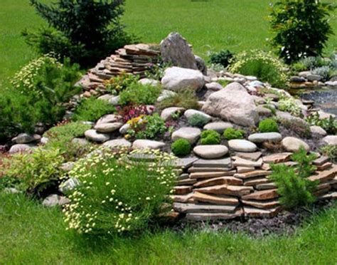 Альпийская горка. Альпийская горка в саду на polostroy.org | Stone ...