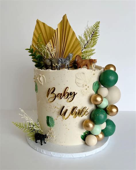 23 Spectacular Delicious Safari Baby Shower Cake Ideas Safari Baby