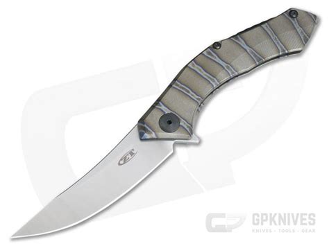 Zero Tolerance 0460TI Sinkevich Flame Anodized Titanium KVT Frame Lock