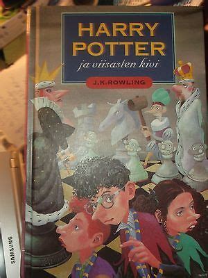 Finnish Harry Potter Ja Viisasten Kivi Hardcover Book Free Shipping In