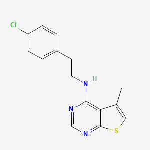 Buy N 2 4 Chlorophenyl Ethyl 5 Methylthieno 2 3 D Pyrimidin 4 Amine