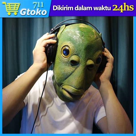 Jual Mainan Topeng Pesta Topeng Cosplay Halloween Bentuk Kepala Ikan