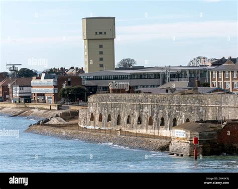 Fort Blockhouse Gosport Hampshire England Uk With The Submarine