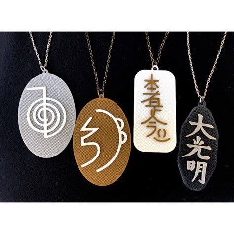 Medalhões Símbolos Do Reiki Os 4 Principais Símbolos Elo7