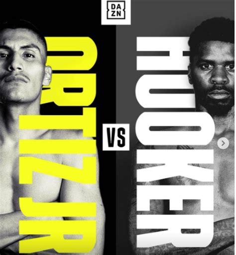 Vergil Ortiz Jr Vs Maurice Hooker Where To Watch Livestream Date