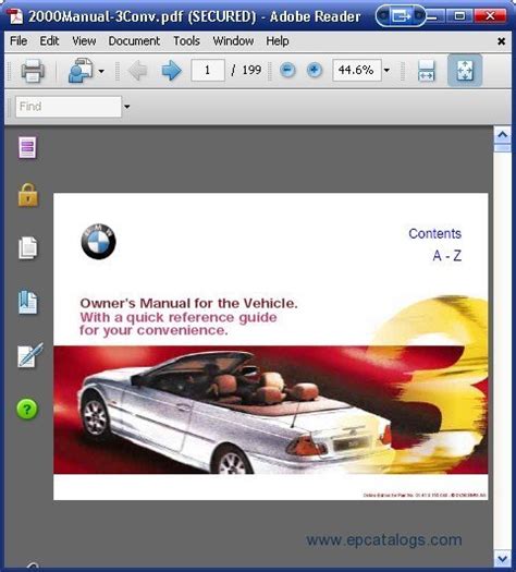 Bmw E46 Convertible And Sedan Workshop Manual Download