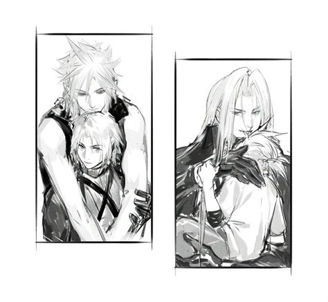 Cloud Strife Sephiroth And Sephiroth Final Fantasy And 3 More Drawn