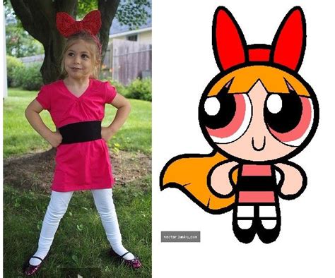 Superhero Blossom Costume For Girls