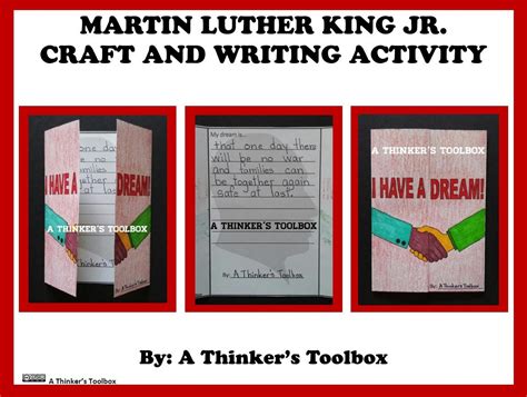 Martin Luther King Jr. Craft and Writing Activity - Etsy