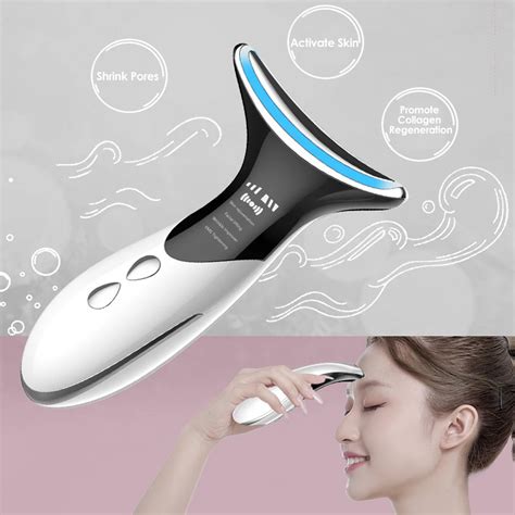 Appareil Ems Face Neck Massageur Led Photon Therapy Th Rapie Facial