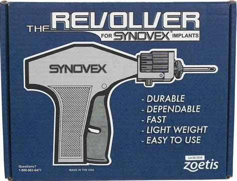 Synovex Metal Implant Revolver Valley Vet Zoetis Animal Health