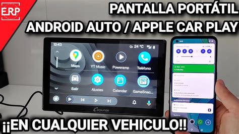 Pantalla Android Auto Apple Car Play Inal Mbricos Para Cualquier