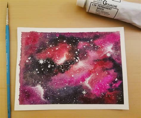 Red Galaxy Painting at PaintingValley.com | Explore collection of Red Galaxy Painting