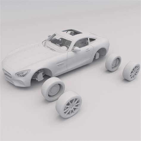 3D Datei Mercedes Benz AMG GT PRINTABLE Car 3D Digital STL File