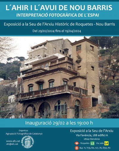 Exposición Lahir i lavui de Nou Barris en el Arxiu Històric de