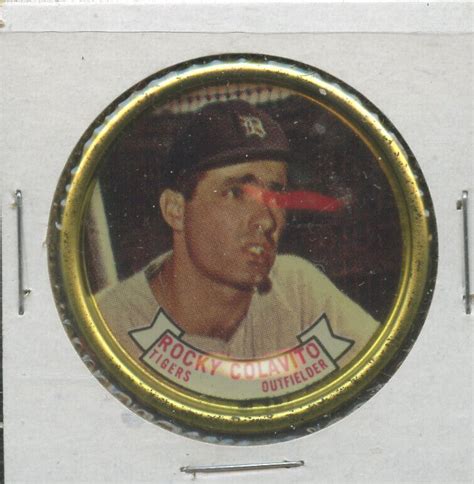 Topps Coins Rocky Colavito Detroit Tigers Ebay