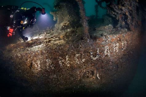 Photos Divers Document New Details Of Two Famed Royal Navy Wrecks