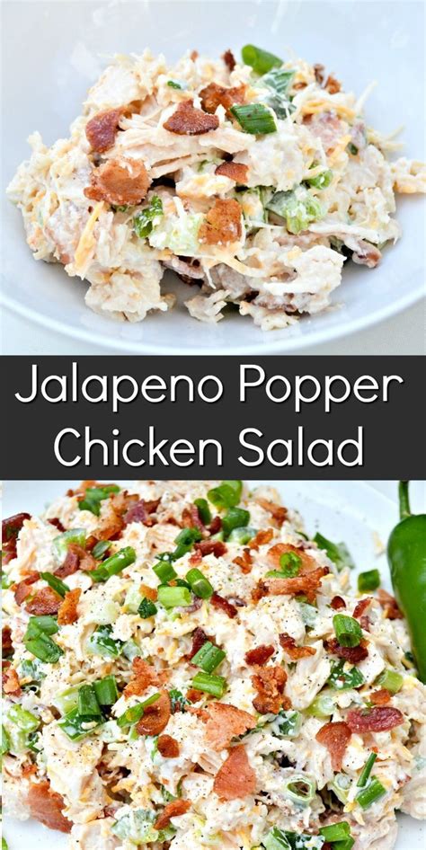 Keto Jalapeno Popper Chicken Salad Recipe Keto Recipes Dinner