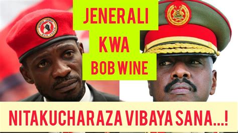 New General Muhoozi Kainerugaba Throws Bob Wine In Fear Finally