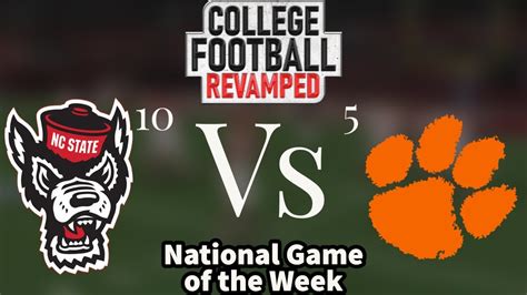 NC State Vs Clemson Game Of The Week YouTube