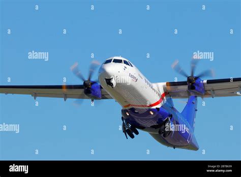 Eastern Airways Atr Taking Off From Leeds Bradford International