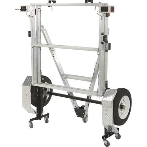 Free Shipping — Ultra Tow 4ft X 8ft Folding Aluminum Utility Trailer Kit — 1170 Lb Load