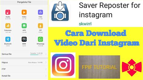 CARA MENYIMPAN VIDEO DI INSTAGRAM KE GALERI PAKAI APLIKASI Mudah Dan