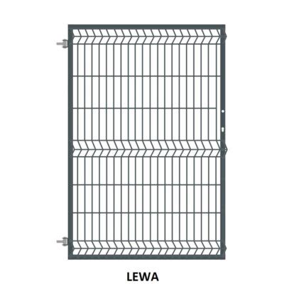 Furtka Ogrodzeniowa Panelowa 3D Czarna Ral9005 Wys 1 50 M Prawa