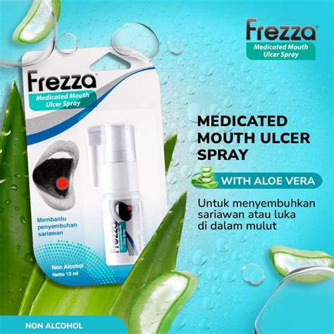 Jual Frezza Medicated Mouth Ulcer Spray Shopee Indonesia