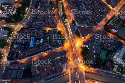 Aerial Photo Of Panoramic Skyline Shanghai China Stock Photo Download