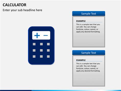 Calculator Powerpoint And Google Slides Template Ppt Slides