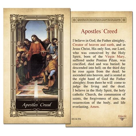 The Protestant Apostles Creed