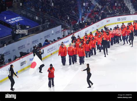 Japan Delegation Jpn January Lake Placid Fisu World